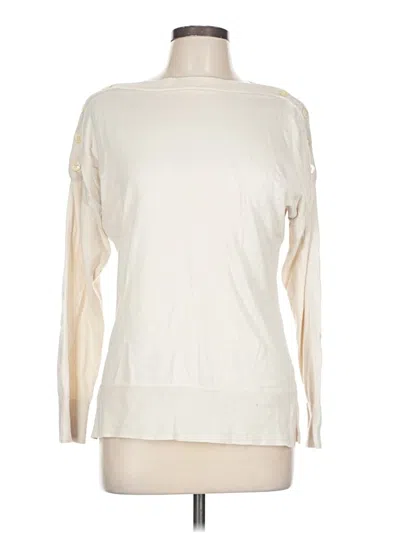 Pre-owned Polo Ralph Lauren Sweatshirt In White