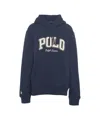 Polo Ralph Lauren Hoodie With Logo In Black