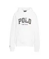 Polo Ralph Lauren Sweatshirt With Hood And Logo Print In White