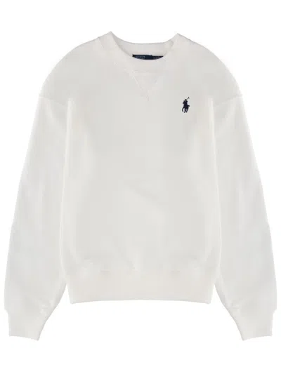 Polo Ralph Lauren Sweatshirt With Logo In White