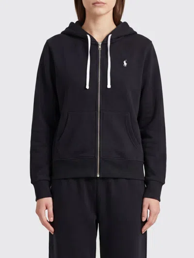 Polo Ralph Lauren スウェットシャツ レディース カラー ブラック In Blue