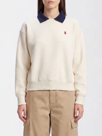 Polo Ralph Lauren Sweatshirt Woman In White