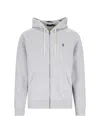 Polo Ralph Lauren Gray Cotton Sweatshirt In Gray