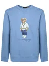Polo Ralph Lauren Relaxed-fit Sweatshirt With Playful Bear Graphic
