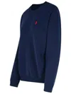 Polo Ralph Lauren Iconic Pony-embroidered Cotton Sweatshirt In Blue