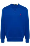 Polo Ralph Lauren Cotton Blend Sweatshirt In Royal