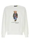 Polo Ralph Lauren White Polo Bear Graphic Sweatshirt In White