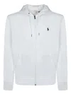 Polo Ralph Lauren Classic Fleece Hoodie In White