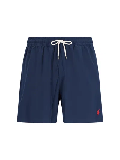 Polo Ralph Lauren Swimwear In Marine Blue