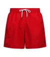 Polo Ralph Lauren Embroidered-logo Corduroy Shorts In Red