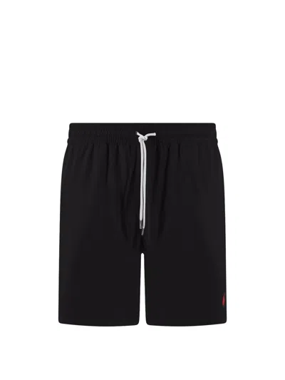 Polo Ralph Lauren Swim Trunks In Black