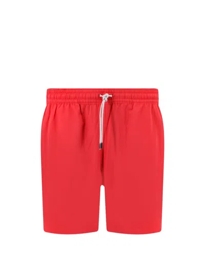 Polo Ralph Lauren Swim Trunks In Red