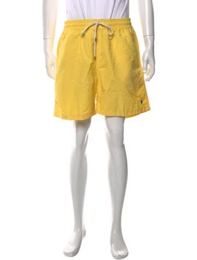 Pre-owned Polo Ralph Lauren Swim Trunks In Yellow
