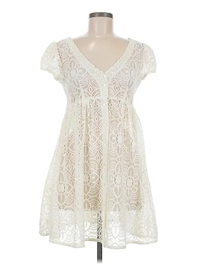 Pre-owned Polo Ralph Lauren Swimsuit Cover Up In Ivory