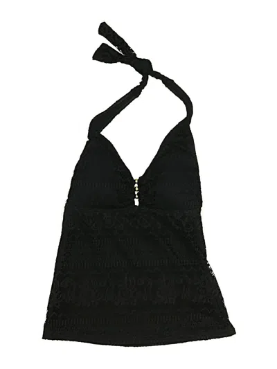 Pre-owned Polo Ralph Lauren Swimsuit Top Black Swimwear