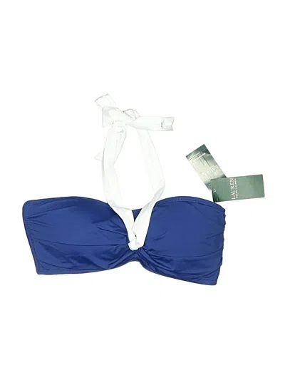 Polo Ralph Lauren Swimsuit Top Blue Swimwear