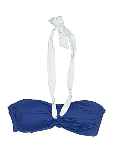 Pre-owned Polo Ralph Lauren Swimsuit Top Blue Swimwear
