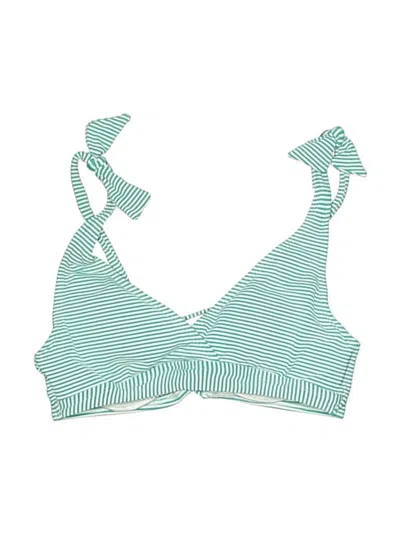 Pre-owned Polo Ralph Lauren Swimsuit Top Green Swimwear