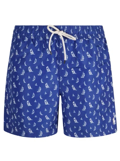 POLO RALPH LAUREN SWIMSUIT WITH SAILBOAT PRINT