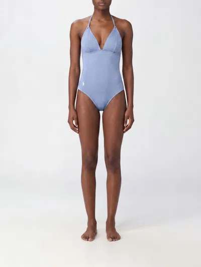 Polo Ralph Lauren Swimsuit Woman In Blue