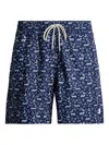 Polo Ralph Lauren Printed Swim Shorts In Blue