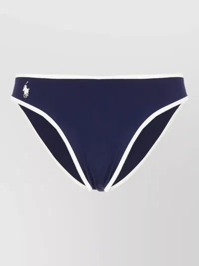 Polo Ralph Lauren Swimwear Collection Contrast Trim Elastic Waistband In Blue