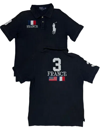 Pre-owned Polo Ralph Lauren T Chief Keef France Big Pony In Black