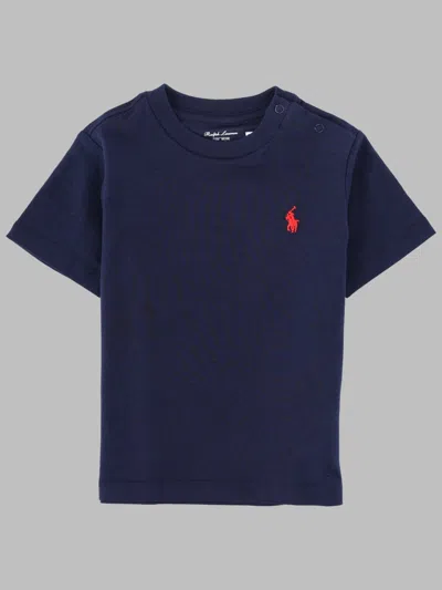 Polo Ralph Lauren T-shirt Con Logo In Blue