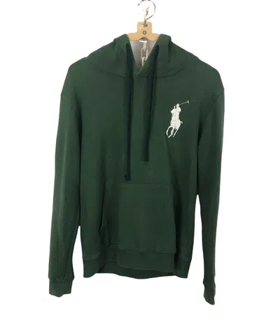 Pre-owned Polo Ralph Lauren T Hoodie Pullover Embroidered Logo In Green