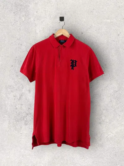 Pre-owned Polo Ralph Lauren T Polo Tee Shirt Streetwear In Red