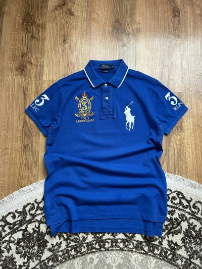 Pre-owned Polo Ralph Lauren T Polos T Shirt Vintage In Blue