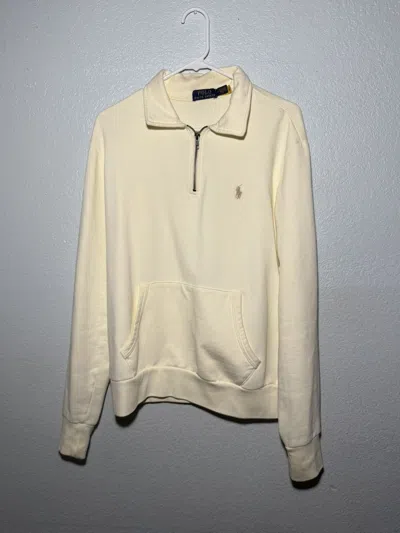 Pre-owned Polo Ralph Lauren T Quarter Zip In Sand