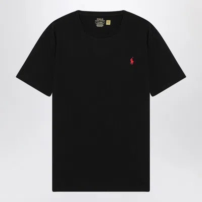 Polo Ralph Lauren T-shirt Black In Cotton Custom Slim-fit
