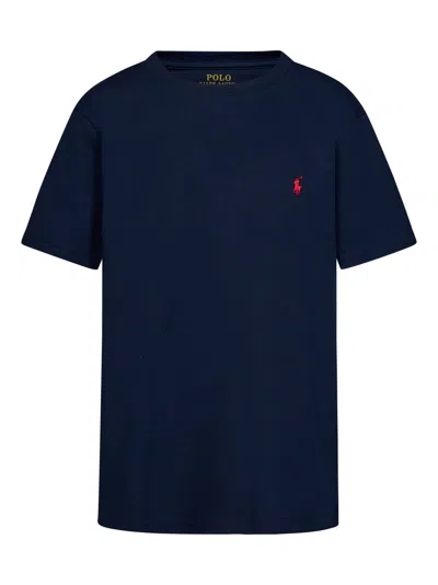 Polo Ralph Lauren Kids' T-shirt In Blu Navy