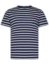 Polo Ralph Lauren Tailored Slim-fit Striped T-shirt In Blue