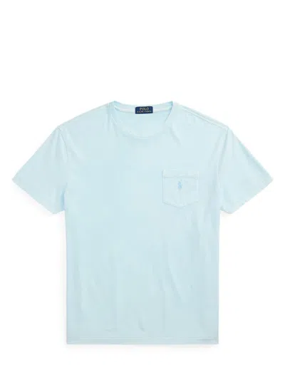 Polo Ralph Lauren T-shirts And Polos Blue In Clear Blue