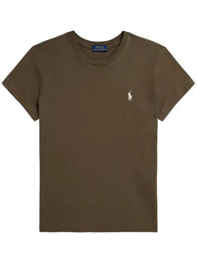 Polo Ralph Lauren T-shirt Clothing In Brown