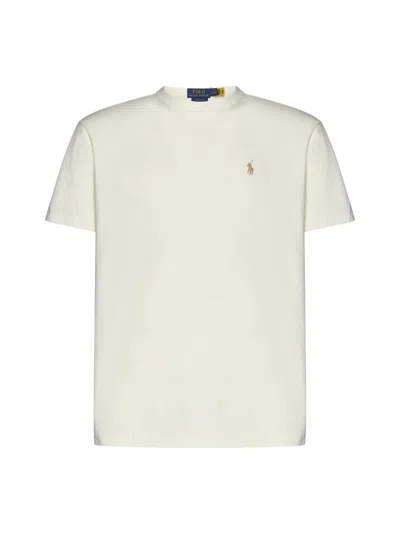 Polo Ralph Lauren Mens State Heather Logo-embroidered Slim-fit Cotton-jersey T-shirt In Grey