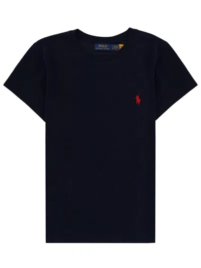 Polo Ralph Lauren T Shirt Con Logo In Black
