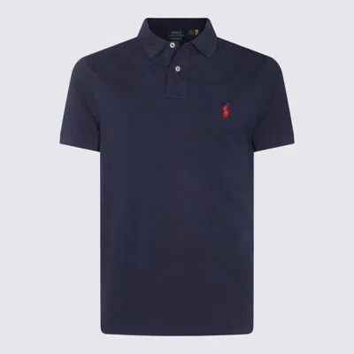 Polo Ralph Lauren Custom Slim Fit Short Sleeve Polo Shirt In Blue