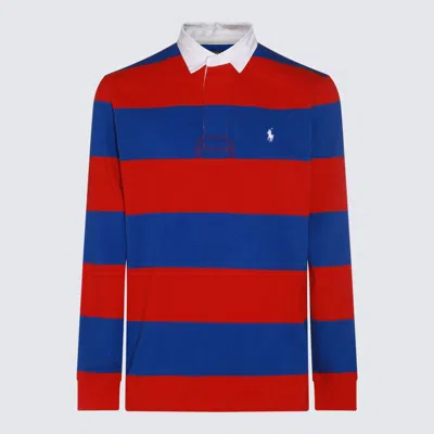 Polo Ralph Lauren Red And Blue Cotton Polo Shirt In Rl 2000 Red/rugby Royal