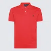 Polo Ralph Lauren Ribbed Collar Short Sleeves In Rl2000 Red
