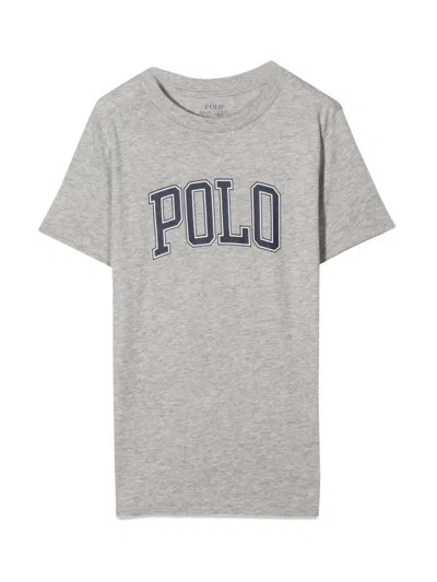 Polo Ralph Lauren Kids' T-shirt In Grey