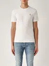 Polo Ralph Lauren T-shirt In Cotone Custom Slim-fit T-shirt In White
