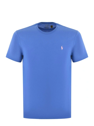 Polo Ralph Lauren T-shirt In Cotton In Azzurro