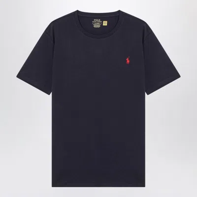 POLO RALPH LAUREN POLO RALPH LAUREN T-SHIRT BLUE IN CUSTOM SLIM-FIT