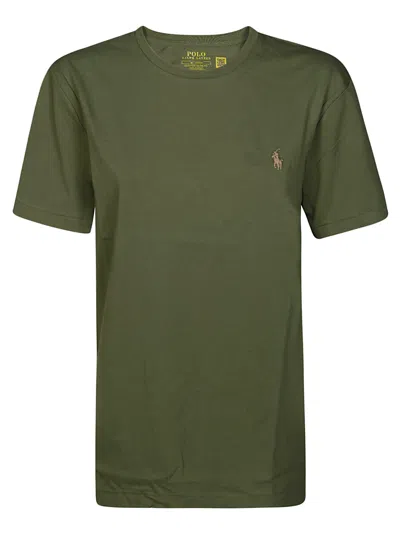 Polo Ralph Lauren T-shirt Jesey In Green