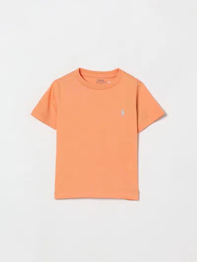 Polo Ralph Lauren T-shirt Kids  In Orange