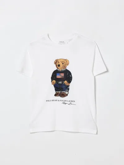 Polo Ralph Lauren T-shirt Kids  In White