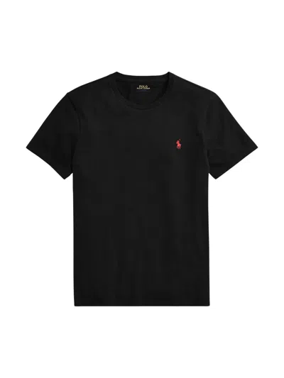 Polo Ralph Lauren Short-sleeved T-shirt With Logo In Black